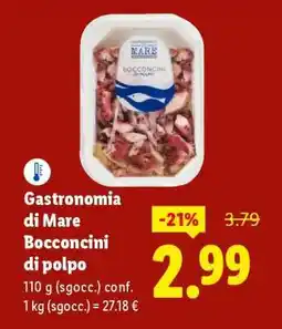 Lidl Gastronomia di Mare Bocconcini di polpo offerta