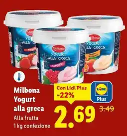 Lidl Milbona Yogurt alla greca offerta