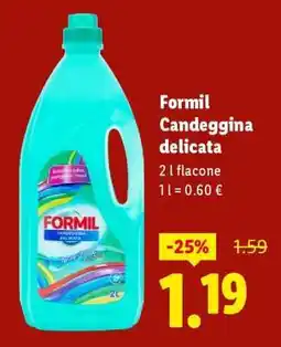 Lidl Formil Candeggina delicata offerta