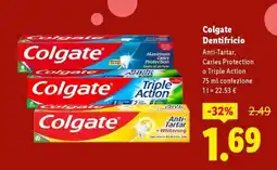 Lidl Colgate Dentifricio offerta