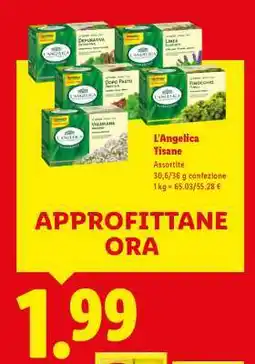Lidl L'Angelica Tisane offerta