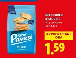Lidl GRAN PAVESI LE SFOGLIE offerta