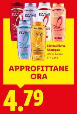 Lidl L'Oréal Elvive Shampoo offerta