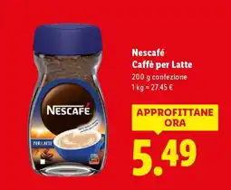 Lidl Nescafé Caffè per Latte offerta