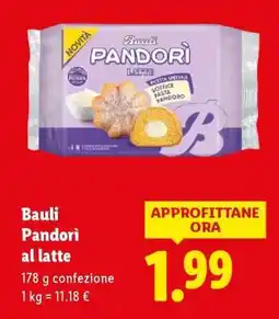 Lidl Bauli Pandorì al latte offerta
