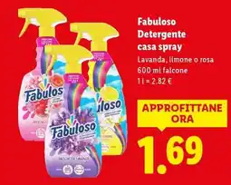 Lidl Fabuloso Detergente casa spray offerta