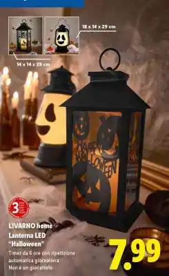 Lidl LIVARNO home Lanterna LED “Halloween” offerta