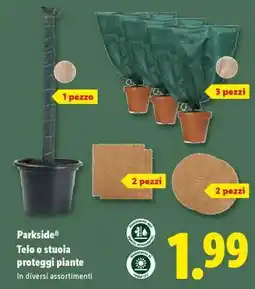 Lidl PARKSIDE Telo o stuoia proteggi piante offerta