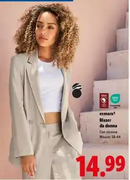 Lidl esmara Blazer da donna offerta