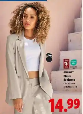 Lidl esmara Blazer da donna offerta