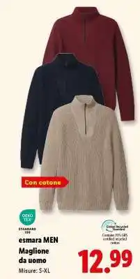 Lidl esmara MEN Maglione da uomo offerta