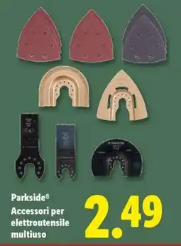 Lidl Parkside Accessori per elettro utensile multiuso offerta