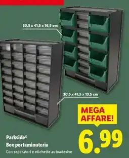 Lidl PARKSIDE Box portaminuteria offerta
