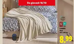 Lidl LIVARNO Plaid offerta