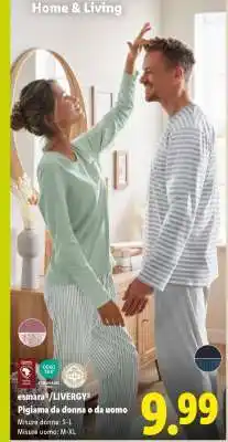 Lidl Pigiama da donna o da uomo offerta