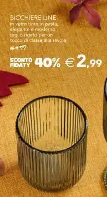 Esselunga BICCHIERE LINE offerta