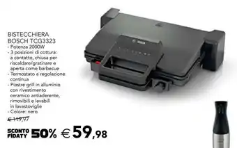 BISTECCHIERA BOSCH TCG3323
