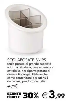 Esselunga SCOLAPOSATE SNIPS offerta