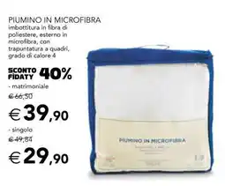 Esselunga PIUMINO IN MICROFIBRA - matrimoniale offerta