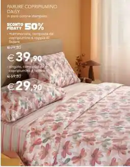 Esselunga PARURE COPRIPIUMINO DAISY offerta