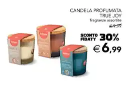 Esselunga CANDELA PROFUMATA TRUE JOY offerta