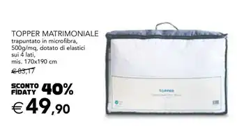 Esselunga TOPPER MATRIMONIALE offerta