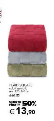Esselunga PLAID SQUARE offerta