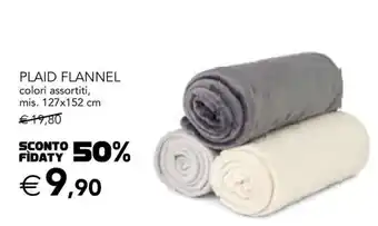 Esselunga PLAID FLANNEL offerta