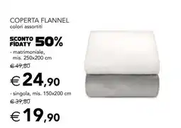 Esselunga COPERTA FLANNEL offerta