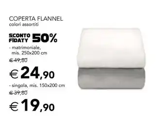Esselunga COPERTA FLANNEL offerta