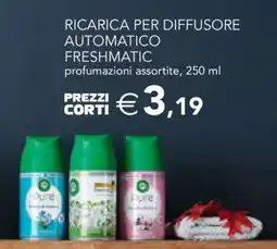 Esselunga RICARICA PER DIFFUSORE AUTOMATICO FRESHMATIC offerta