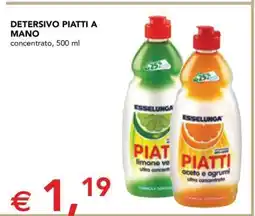 Esselunga DETERSIVO PIATTI A MANO offerta