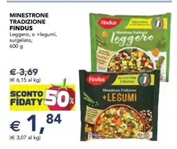 Esselunga MINESTRONE TRADIZIONE FINDUS offerta