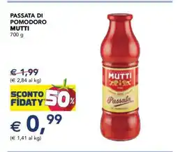 Esselunga PASSATA DI POMODORO MUTTI offerta