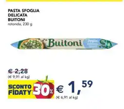 Esselunga Pasta Sfoglia Delicata Buitoni offerta