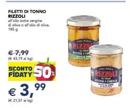 Esselunga Filetti di Tonno Rizzoli offerta