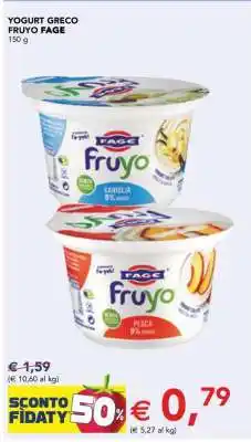 Esselunga Yogurt Greco Fruyo Fage offerta