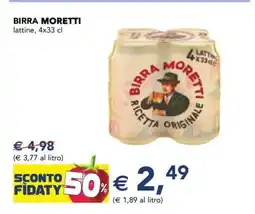Esselunga BIRRA MORETTI offerta