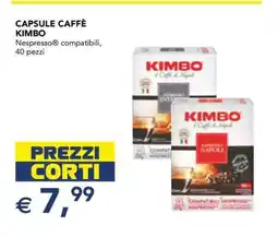 Esselunga CAPSULE CAFFÈ KIMBO offerta