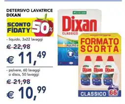 Esselunga Detersivo Lavatrice Dixan offerta