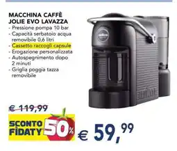 Esselunga Macchina Caffè Jolie Evo Lavazza offerta
