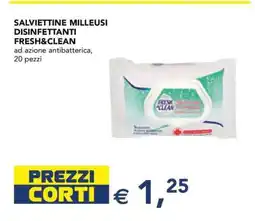 Esselunga SALVIETTINE MILLEUSI DISINFETTANTI FRESH&CLEAN offerta