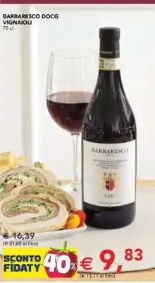 Esselunga BARBARESCO DOCG VIGNAIOLI offerta