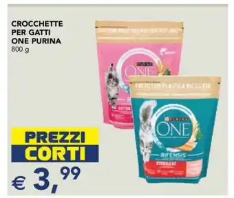 Esselunga Crocchette per Gatti One Purina offerta