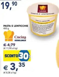 Esselunga PASTA E LENTICCHIE offerta