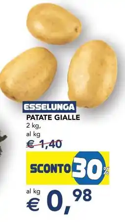 Esselunga Patate Gialle offerta
