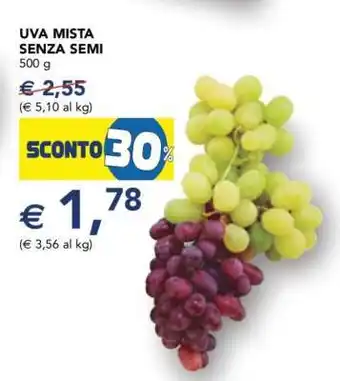 Esselunga Uva Mista Senza Semi offerta