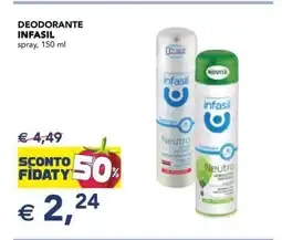Esselunga Deodorante Infasil offerta