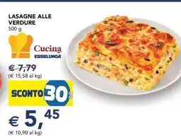 Esselunga Lasagne alle Verdure offerta