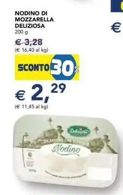 Esselunga Nodino di Mozzarella Deliziosa offerta